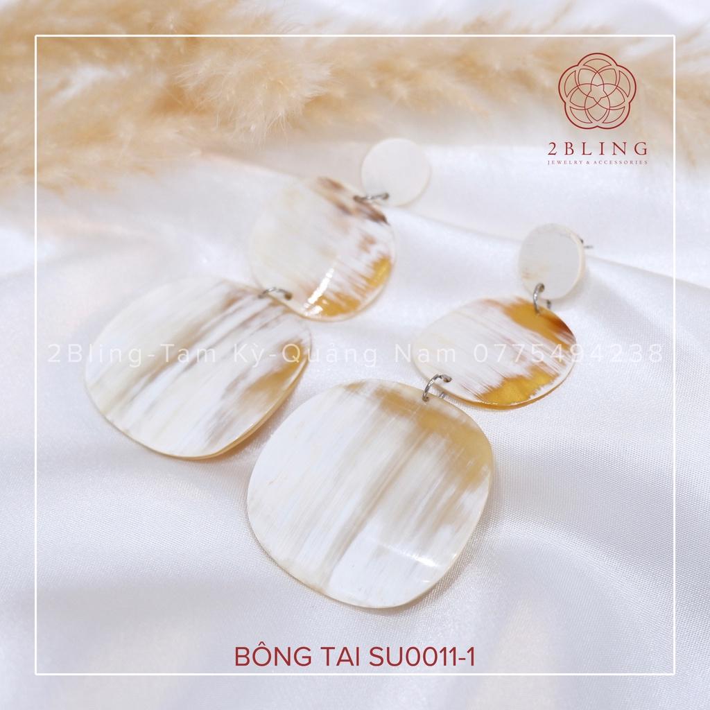 Bông tai sừng 2BLING thời trang SU0011