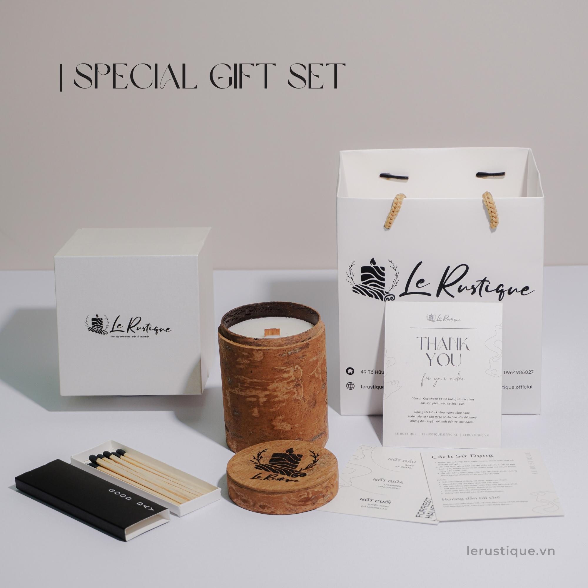 Set Quà Tặng Nến Thơm Le Rustique Phiên Bản Hộp Giấy Đặc Biệt Cho Bạn Bè/ Người Thân/ Người Yêu - Le Rustique's Special Gift Set