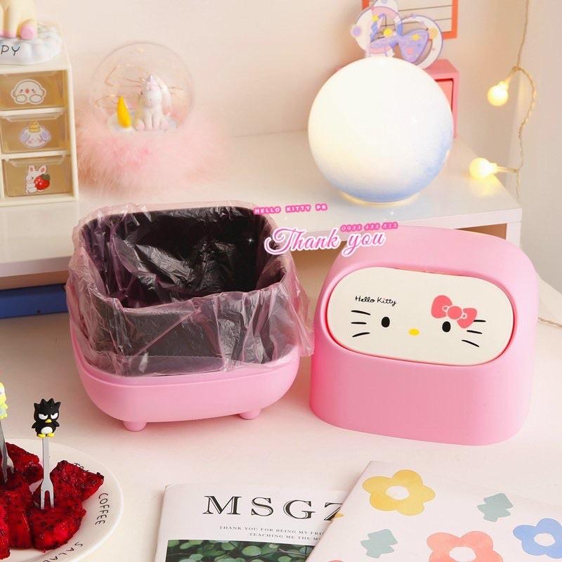 Thùng rác để bàn mẫu mới Hello Kitty - Melody