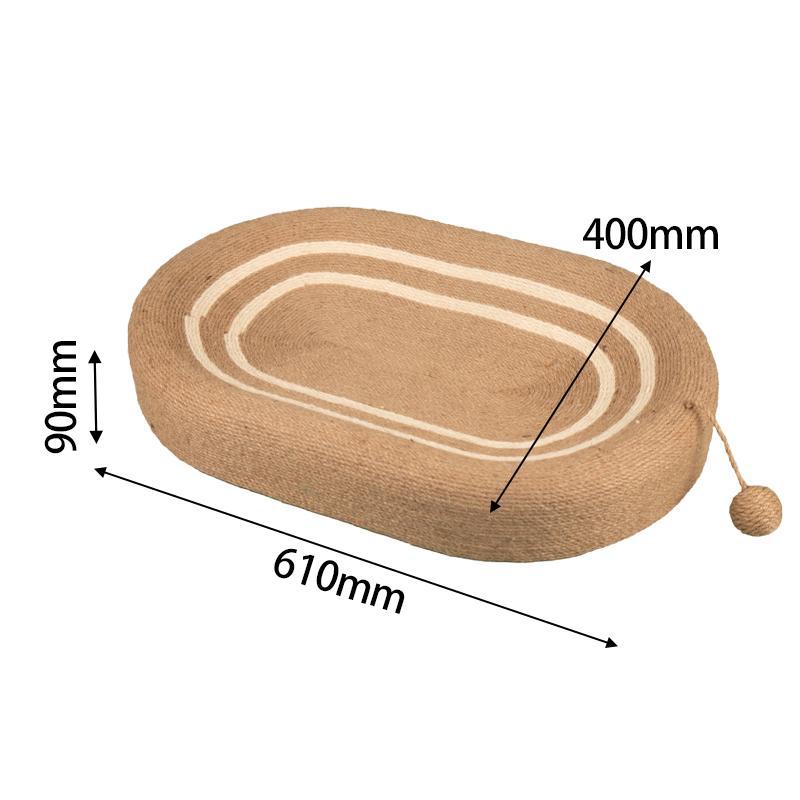 Cat Scratcher Lounge Bed Interactive Toy Ball Scratcher Pad Cat Scratcher Board for Couch Kitty Small Medium Large Cats Sleeping Indoor Cats