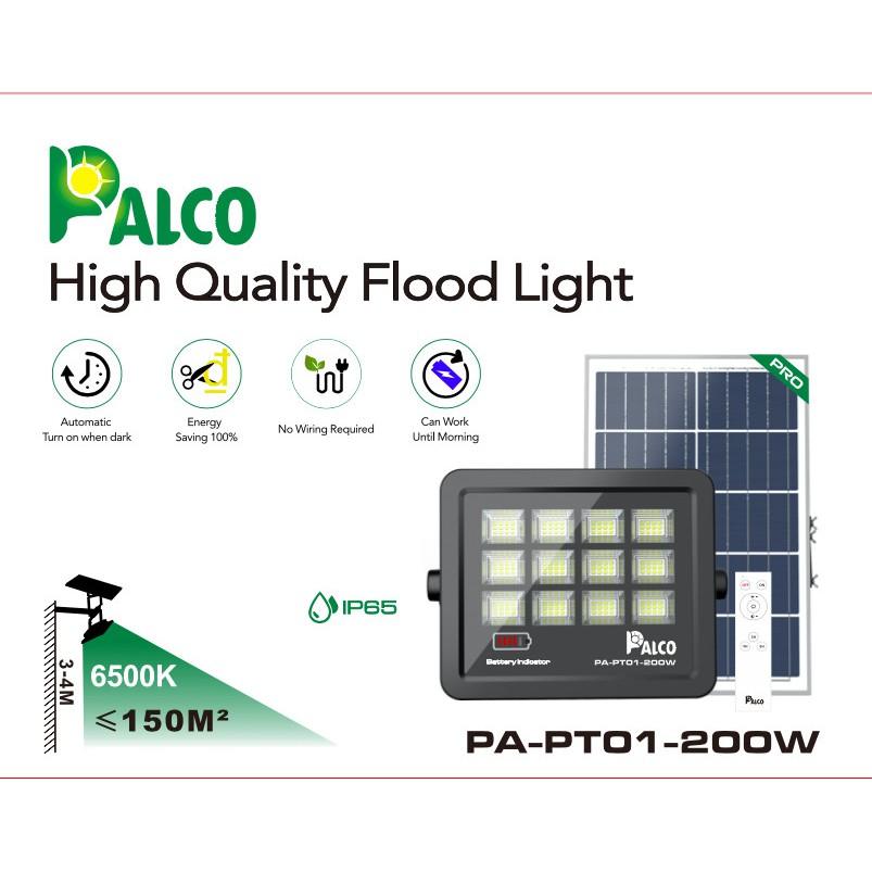 Đèn năng lượng mặt trời Palco 200w