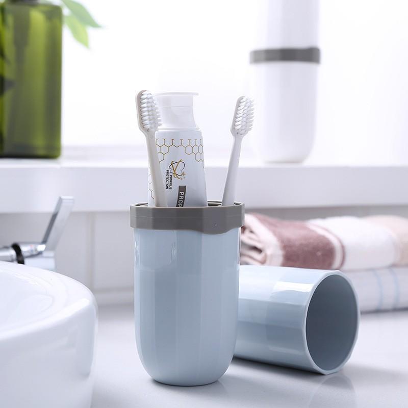Hộp đựng bàn chải, kem đánh răng đa năng nhựa cao cấp có ngăn tiện dụng khi đi du lịch KN STORE