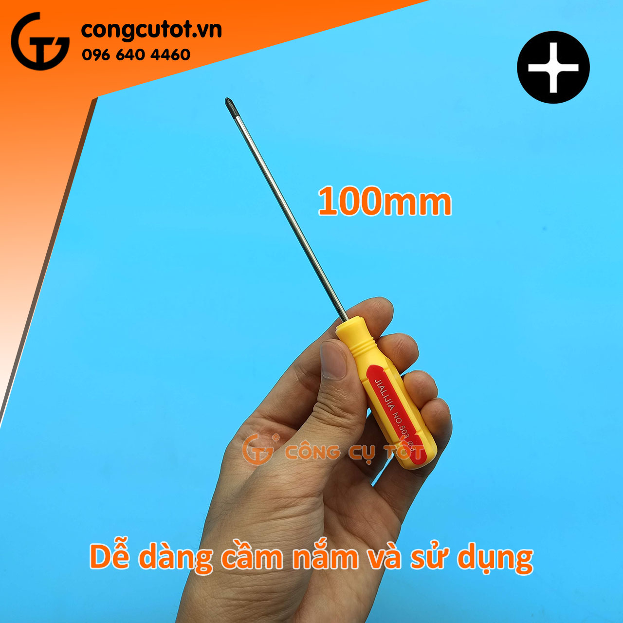 Tô vít 4 cạnh cỡ nhỏ Φ3mm x 100mm