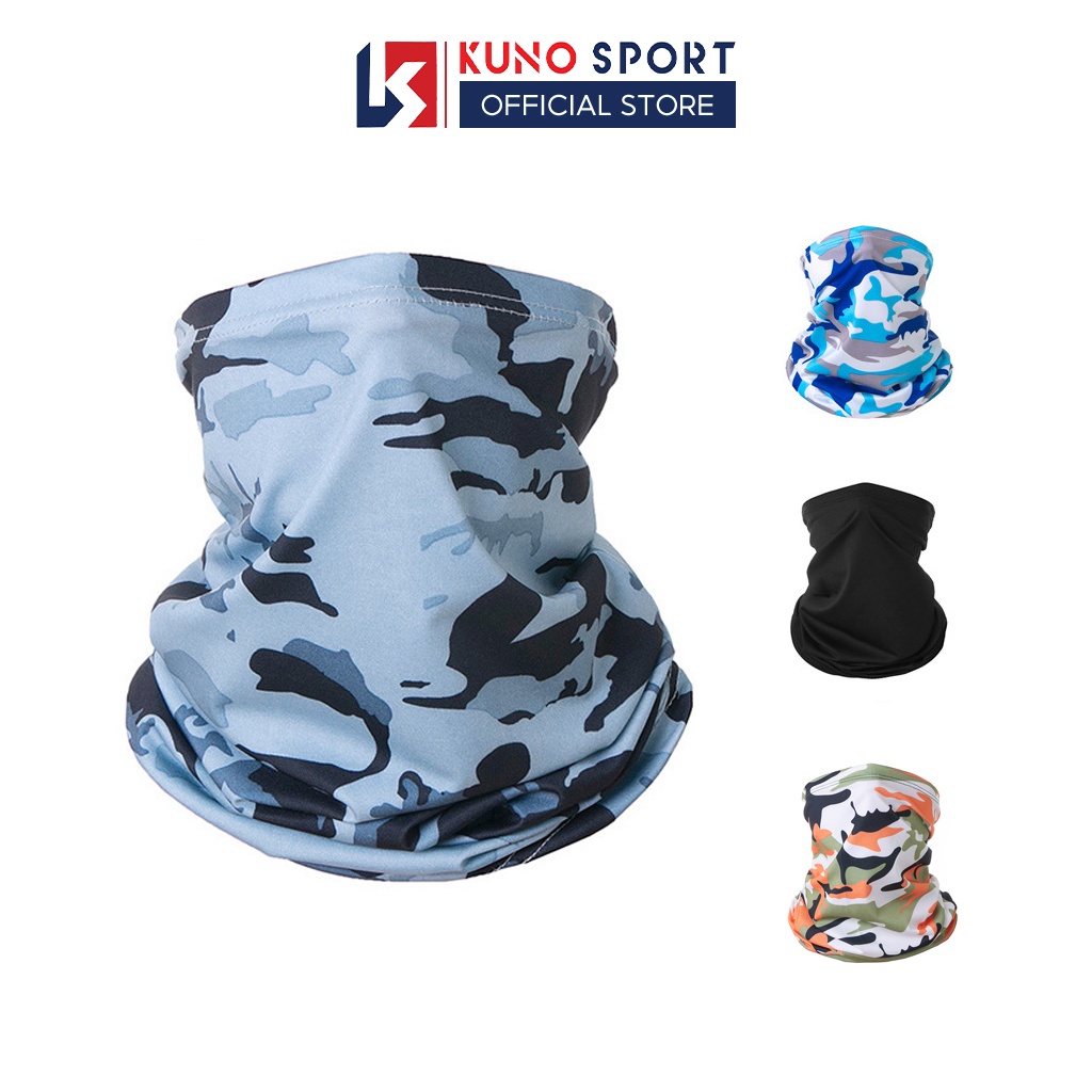 Khăn phượt đa năng KUNOSPORT chống nắng bụi cao cấp, chất liệu vải trơn co dãn nhiều màu lựa chọn