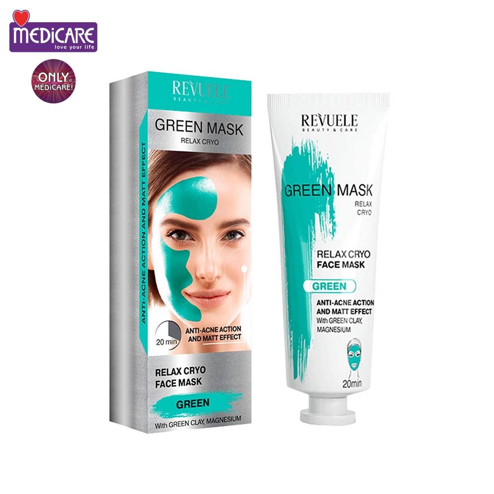 0129963 Mặt Nạ REVUELE Green Mask Cryo Effect 80 ml