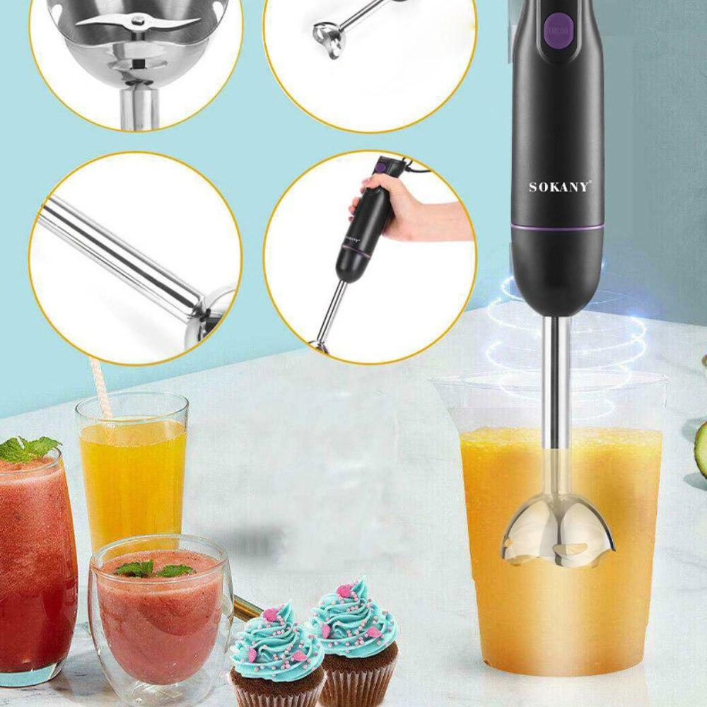 Máy xay cầm tay đa năng SOKANY SK1705 - Xay nhuyễn nhanh thực phẩm, có thể xay cháo - HÀNG CHÍNH HÃNG - DELIYA