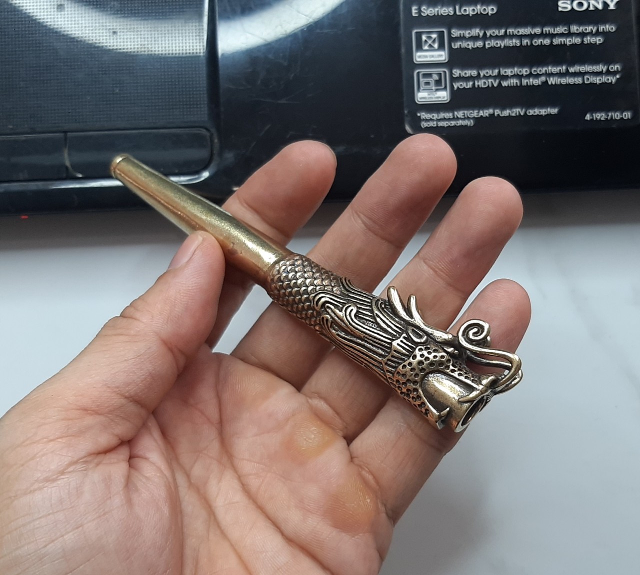 Tẩu thuốc Rồng bằng đồng nguyên chất cực kỳ đẹp gắn điếu ( KIỂU GIAO NGẪU NHIÊN) | Shop Thành Nhi