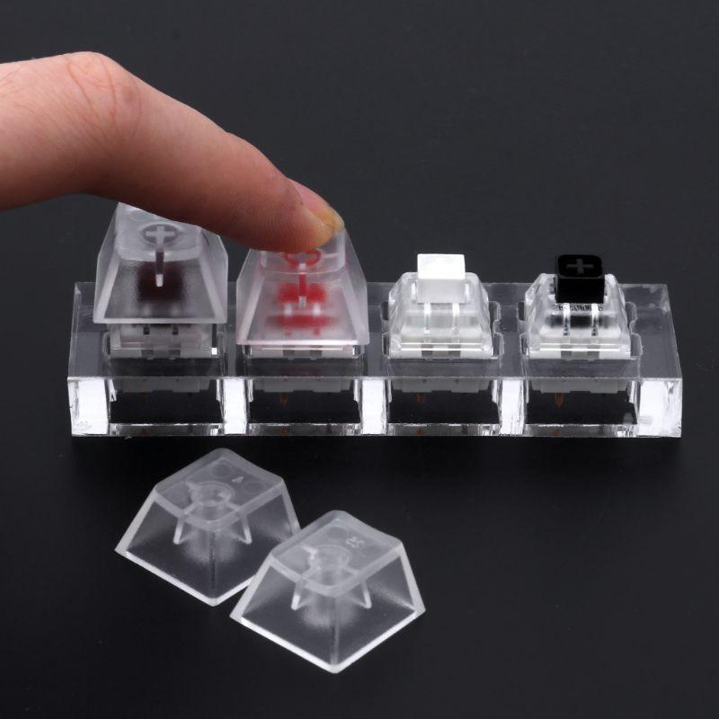 Bộ 4 công tắc cơ kèm hộp đựng trong suốt chuyên dụng cho bàn phím máy tính