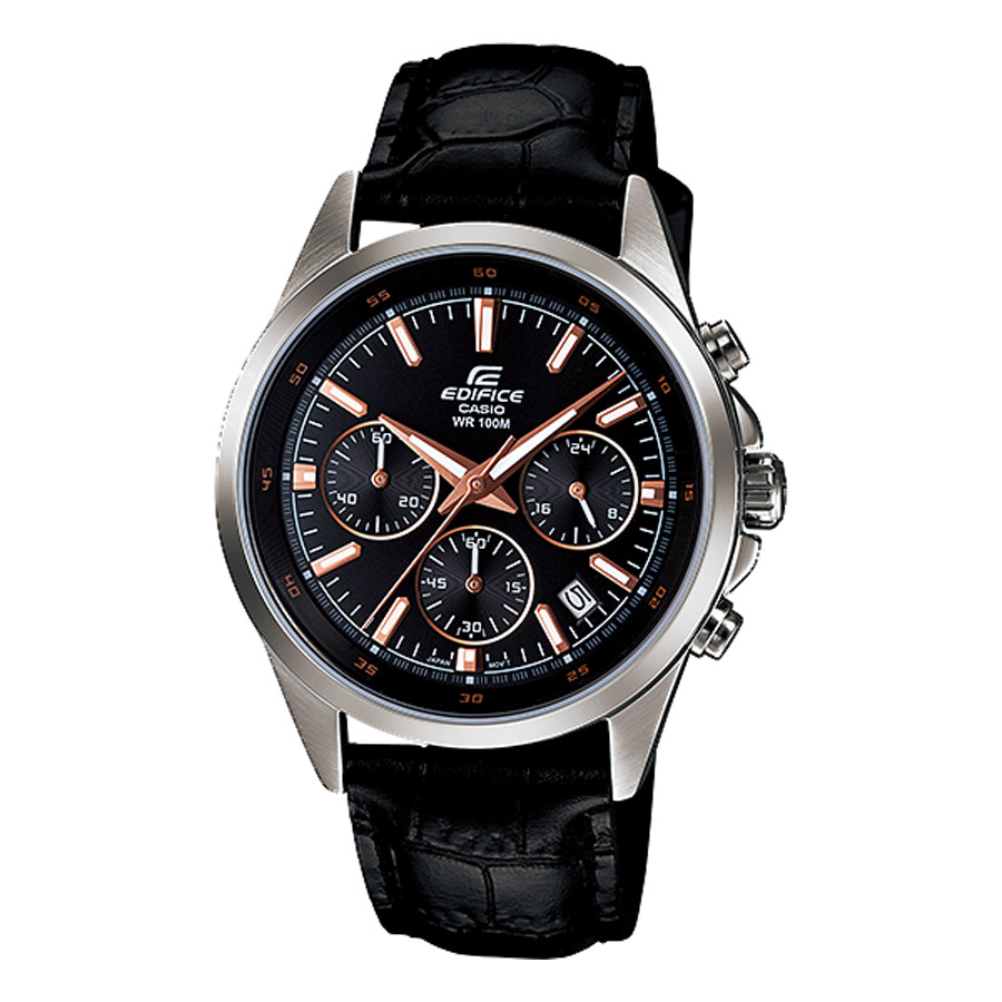 Đồng hồ nam dây da Casio Edifice chính hãng EFR-527L-1AVUDF