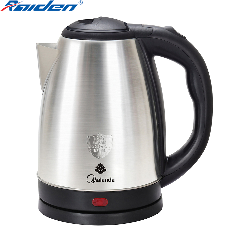 Ấm siêu tốc inox Thái Lan MALANDA LK-1318 dung tích 2L, thân ấm inox 304 không hoen rỉ, tự ngắt an toàn khi hết nước - Hàng chính hãng
