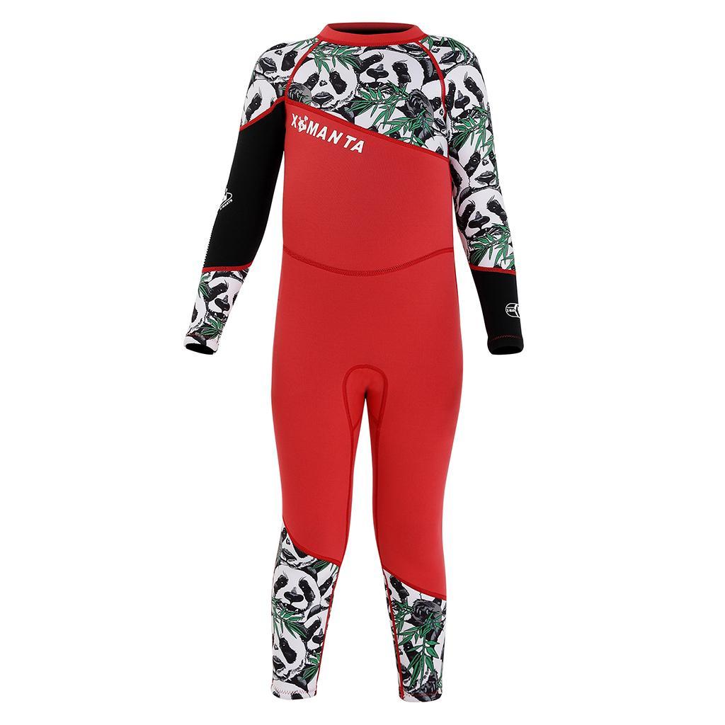 Kids 2.5mm Wetsuit Long Sleeve  Protection Thermal Swimsuit