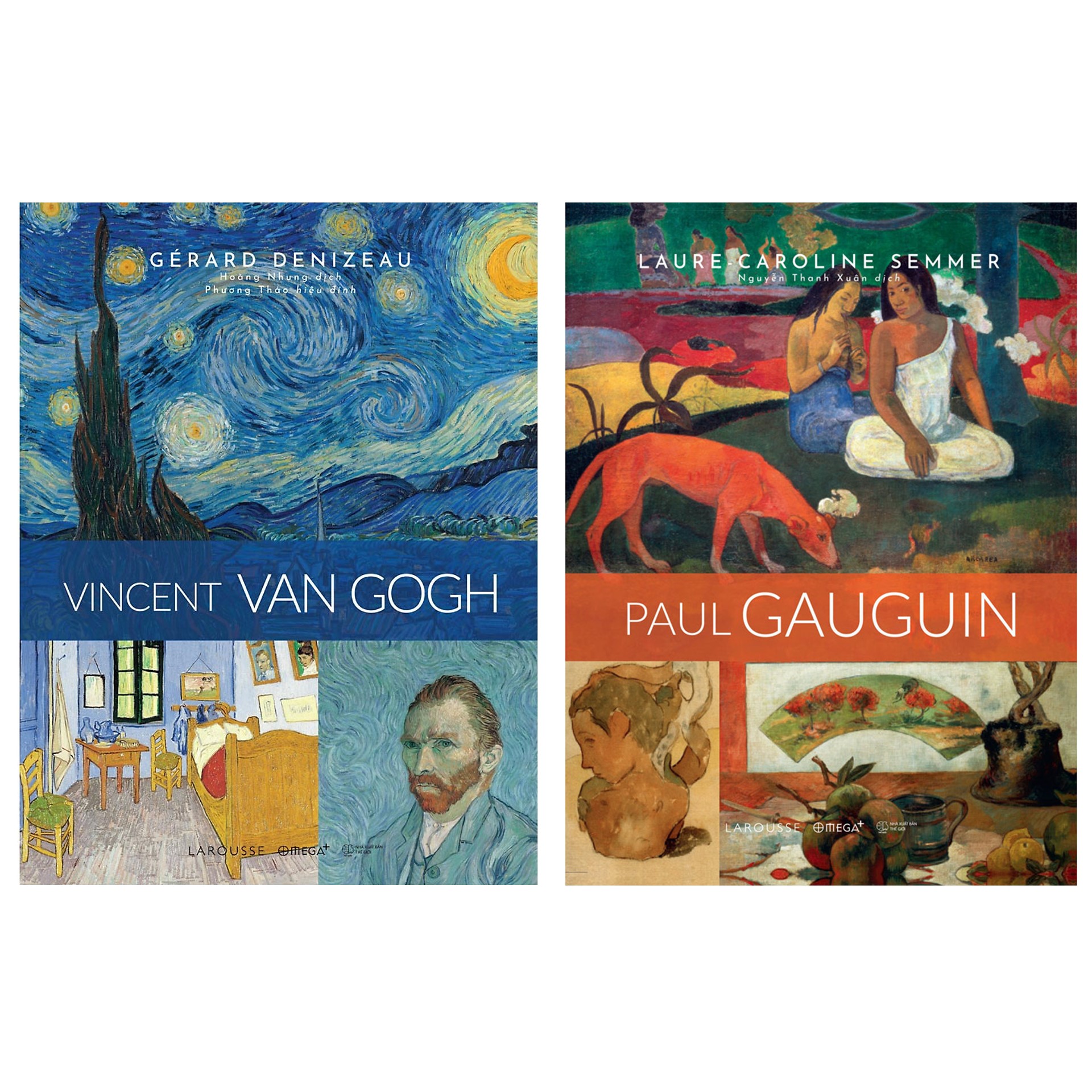 Combo Sách Về Những Danh Họa Vĩ Đại Nhất Thế Kỷ XIX : Vincent Van Gogh + Paul Gauguin