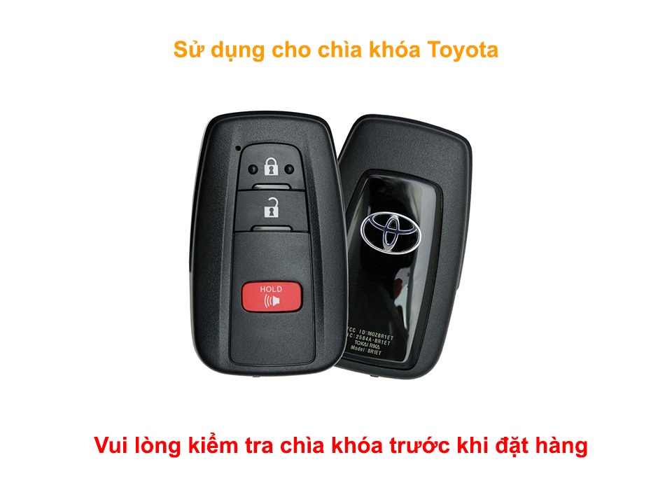 Ốp Bảo Vệ Chìa Khóa Xe Toyota Cross Hợp Kim Kẽm