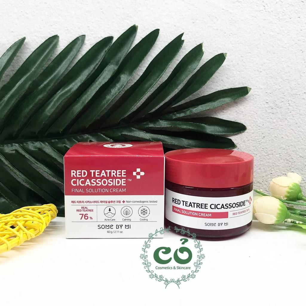 em Dưỡng Giảm Mụn, Phục Hồi Da Cho Da Nhạy Cảm Some By Mi Red Tea Tree Cicassoside Final Solution Cream