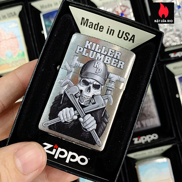 Bật Lửa Zippo 200 Killer Plumber