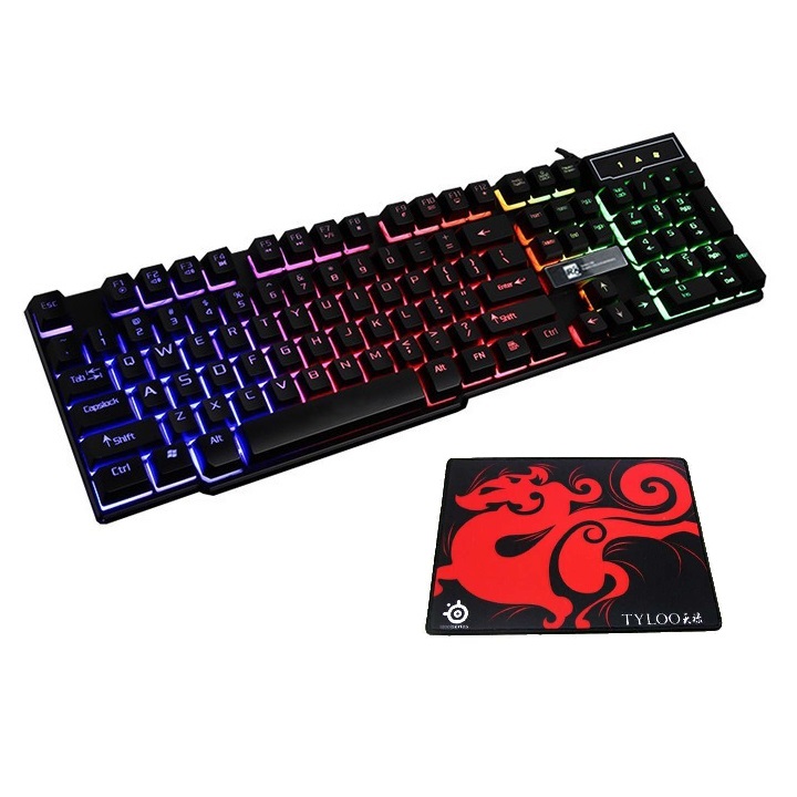 Bàn phím game giả cơ R8 1822 có đèn led 7 màu