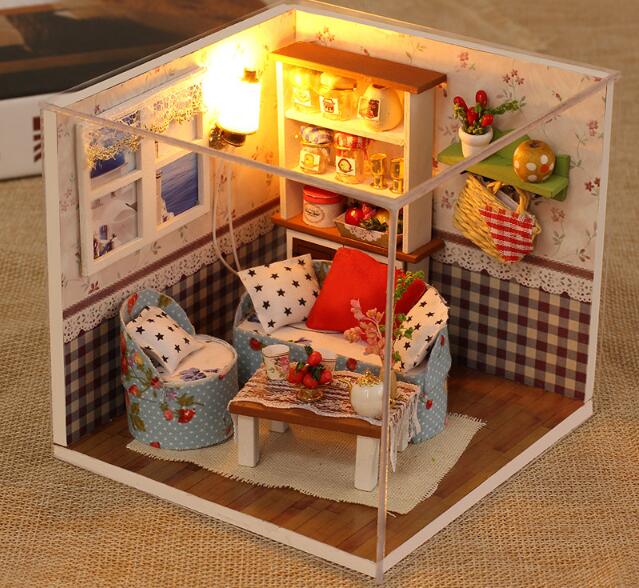 Mô hình nhà gỗ búp bê DIY - Warm Memories M004