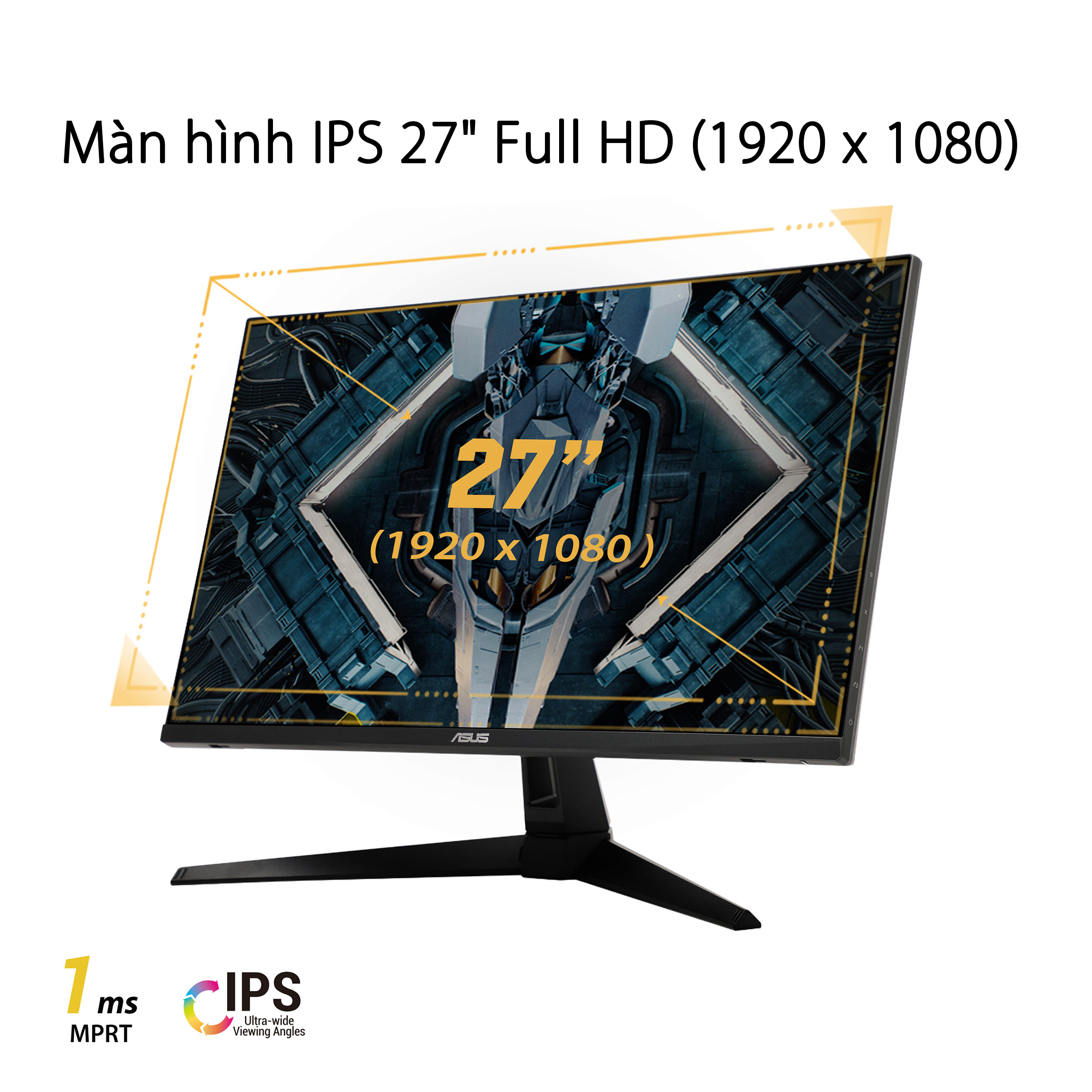 Màn hình ASUS TUF GAMING VG279Q1A 27&quot; IPS 165Hz, Adaptive-sync, FreeSync Premium, 1ms (MPRT) - Hàng Chính Hãng