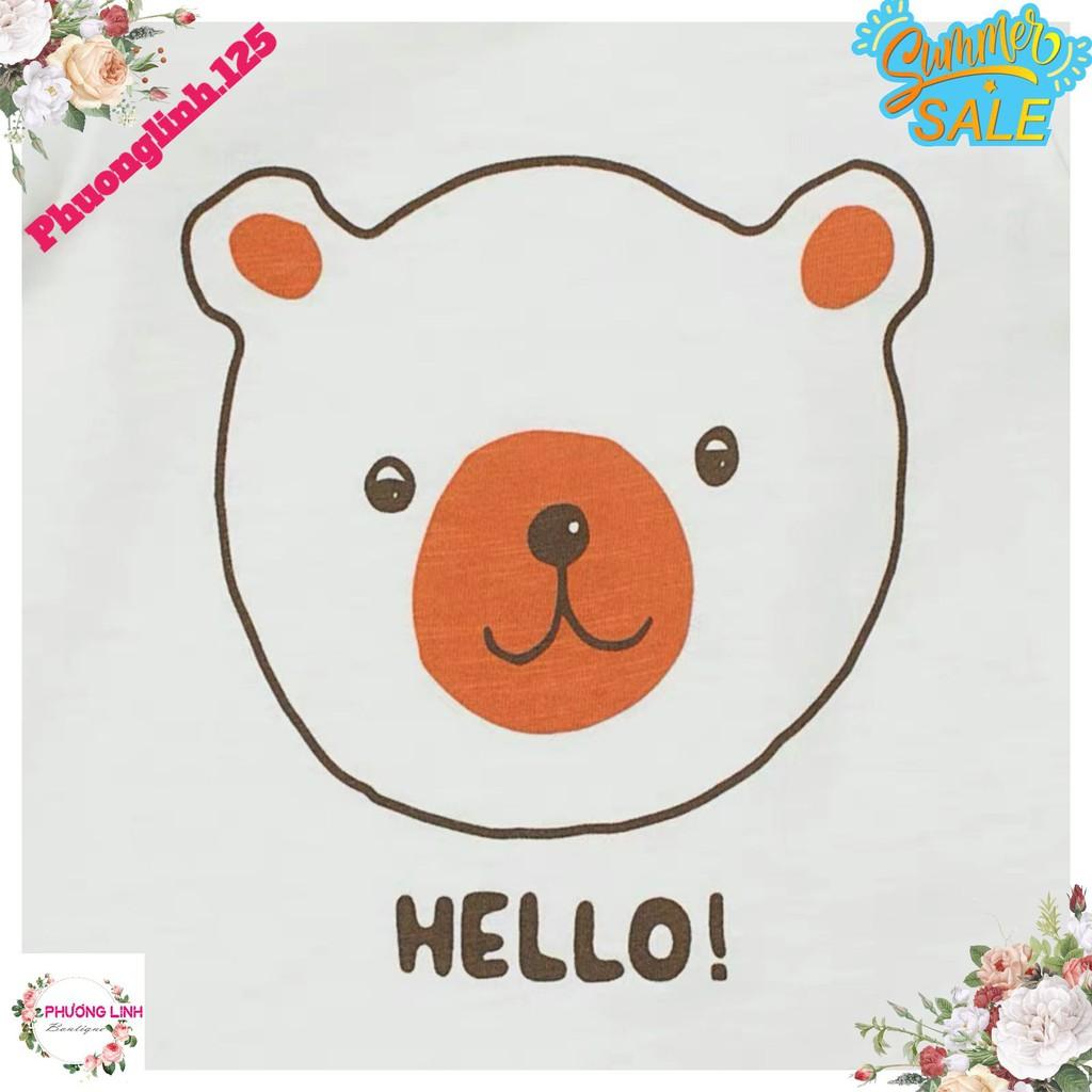 BỘ GẤU HELLO QUẦN NÂU BT