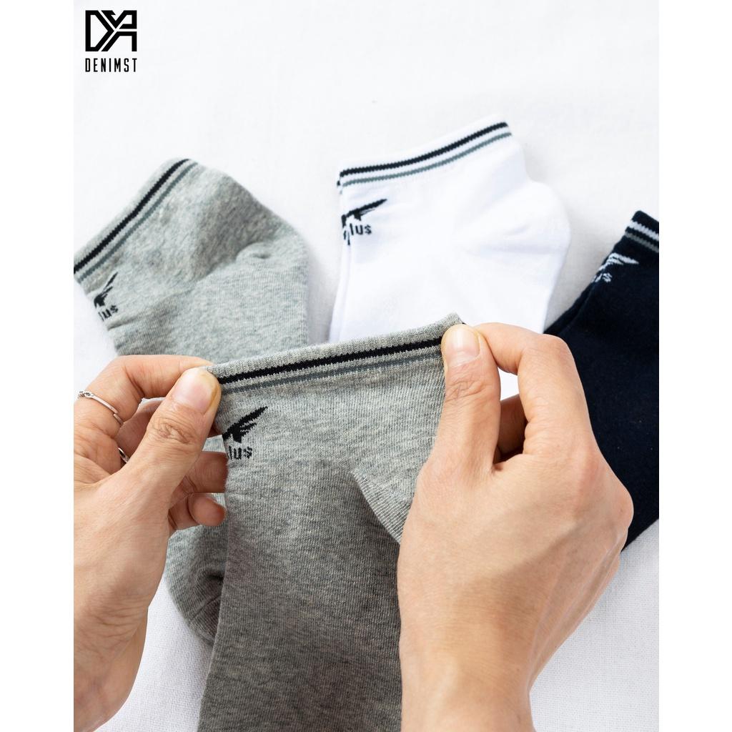 Tất Nam Mplus DENIMST 04 Cotton, Mềm Mại, Dày Dặn, Đa Dạng Màu Sắc, Form Free Size