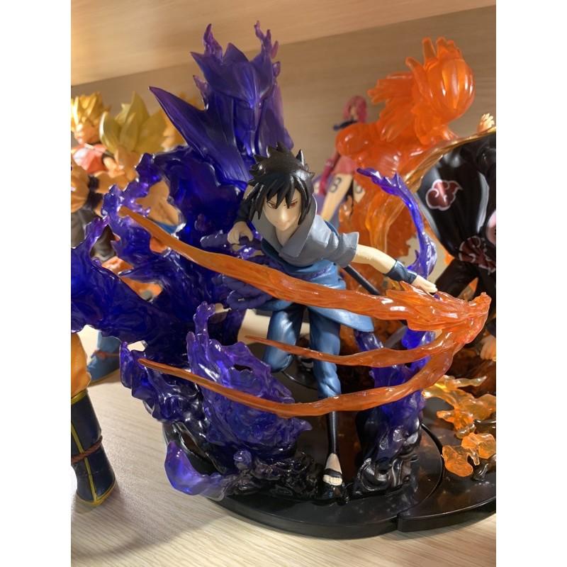Mô hình Naruto mô hình sasuke susano sắc nét màu xanh tươi đẹp như hình
