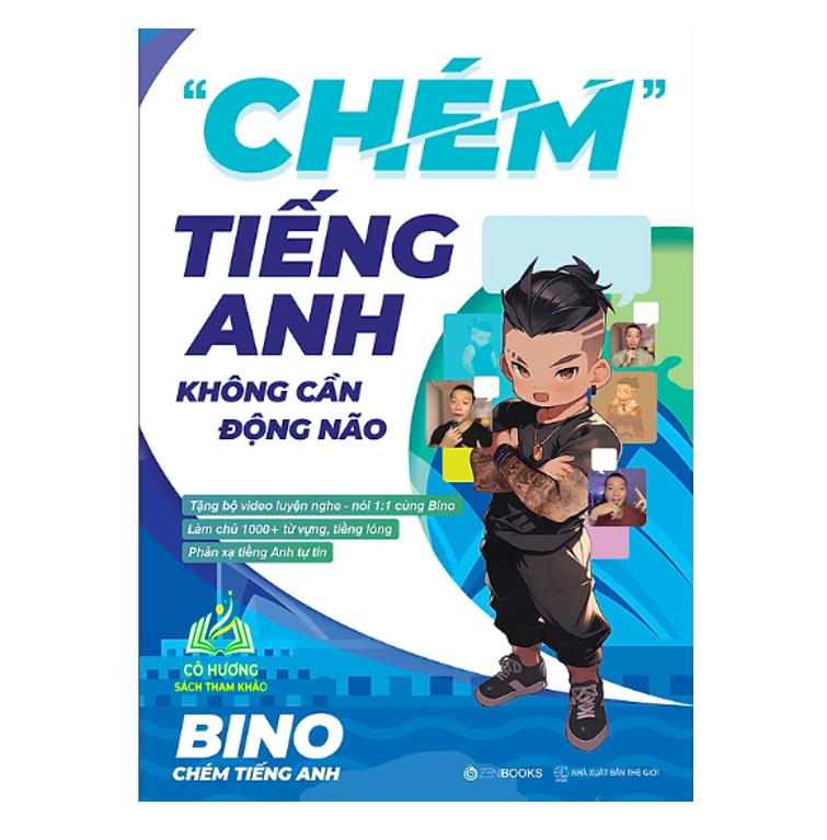 Sách - "Chém" Tiếng Anh Không Cần Động Não (Tặng kèm móc khoá Bino chibi số lượng giới hạn)