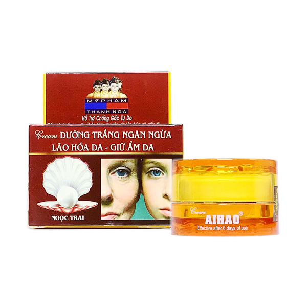 Kem AIHAO Dưỡng Trắng Ngăn Ngừa Lão Hóa Da, Giữ Ẩm Da (18g)