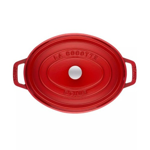 Nồi Gang Staub Tròn Màu Đỏ, Đường Kính 20cm, Chất Liệu Gang Tráng Men Cao Cấp, Giữ Nhiệt Lâu, Phù Hợp Với Mọi Loại Bếp, Nhập Khẩu Đức, Hàng Chính Hãng