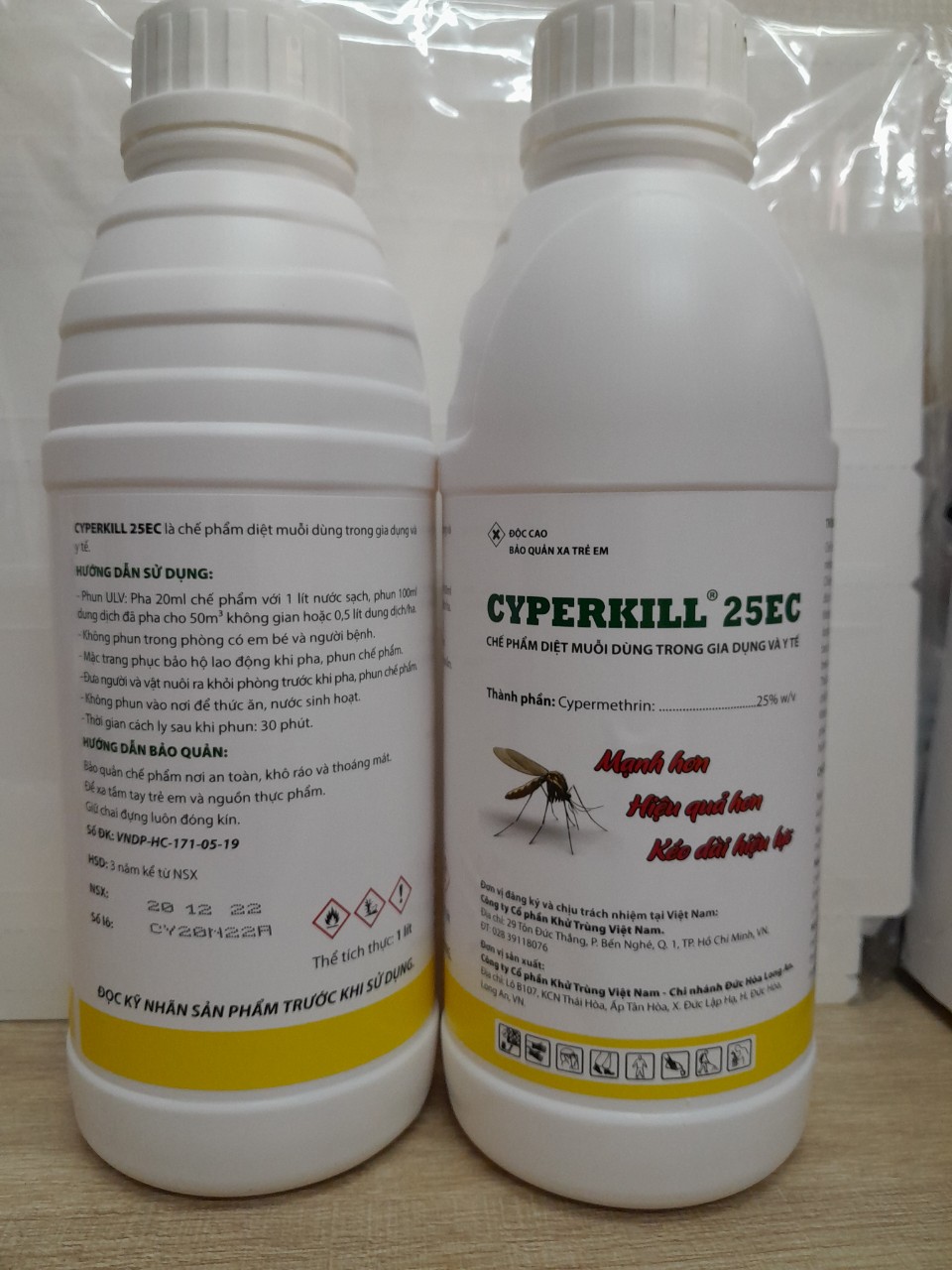Thuốc phun muỗi CYPERKILL 25EC- chai 1000ml