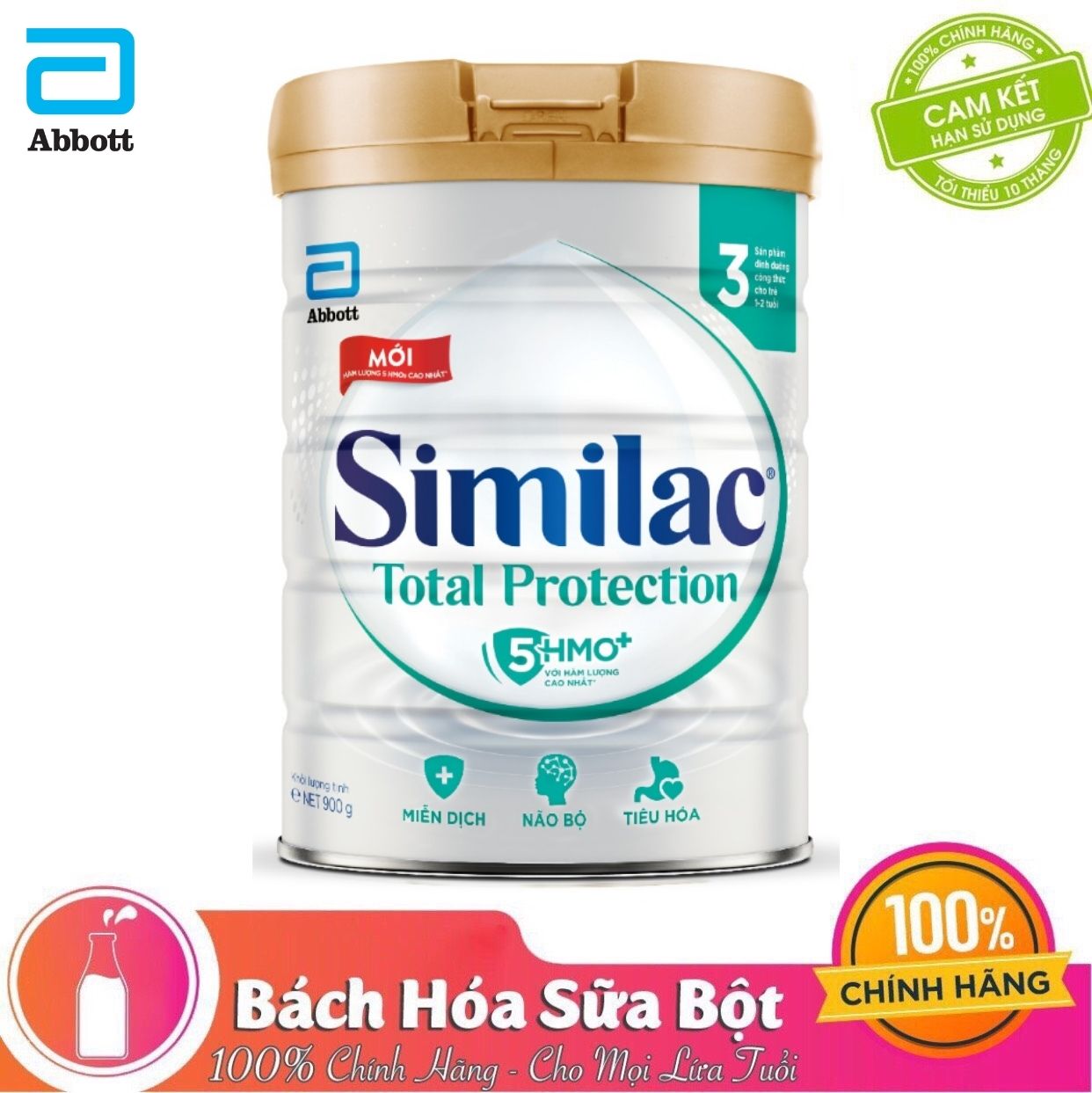 Hình ảnh Sữa bột Abbott Similac Total Protection 3 (900g)