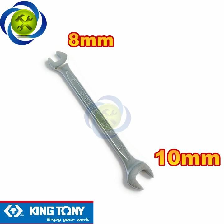 Cờ lê hai đầu miệng 08mm và 10mm Kingtony 19000810