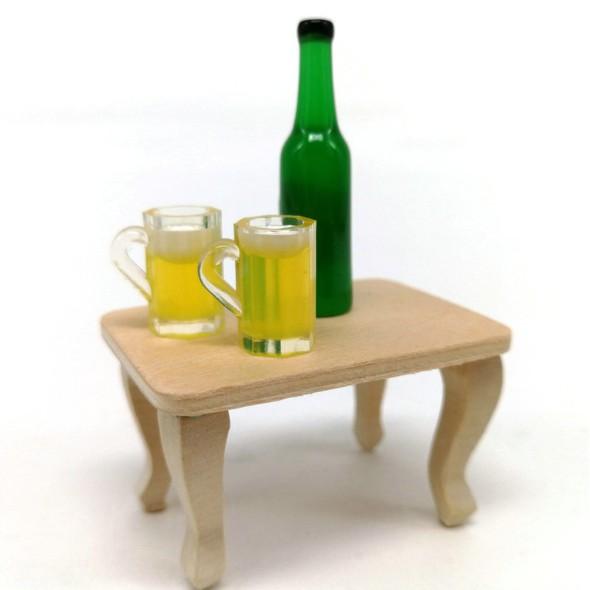 Mô hình bàn gỗ dùng trang trí nhà búp bê, tiểu cảnh, DIY
