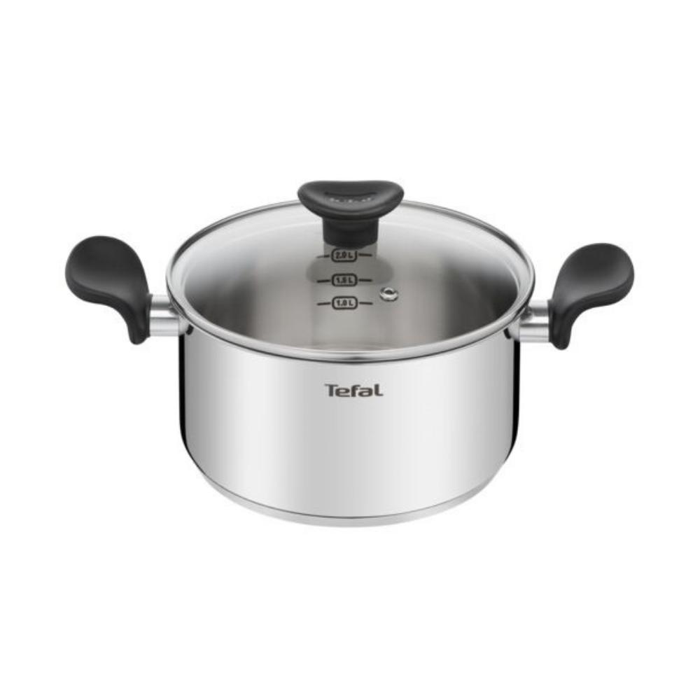 Bộ 3 nồi Inox cao cấp Tefal Primary (nồi cán dài 1.5L, nồi 3L và 5.3L)- Hàng chính hãng