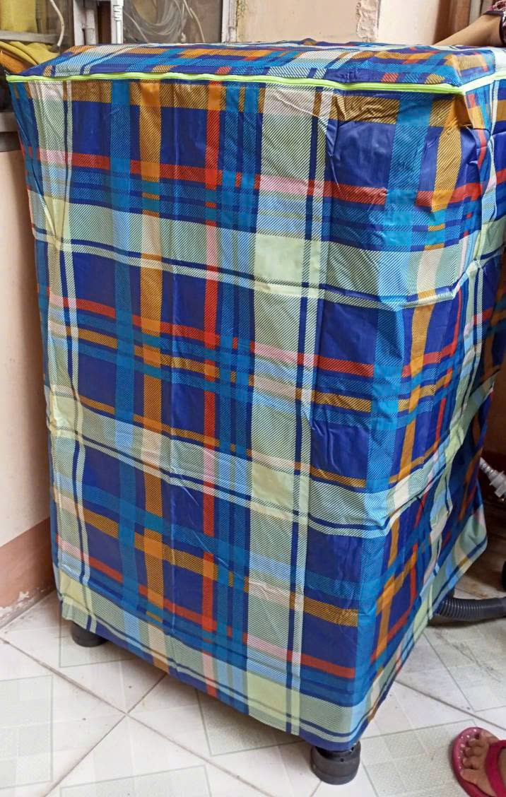 Áo Trùm Máy Giặt 11-15Kg Cửa Trên – Vải Dù Chống Thấm, Giao Màu Ngẫu Nhiên