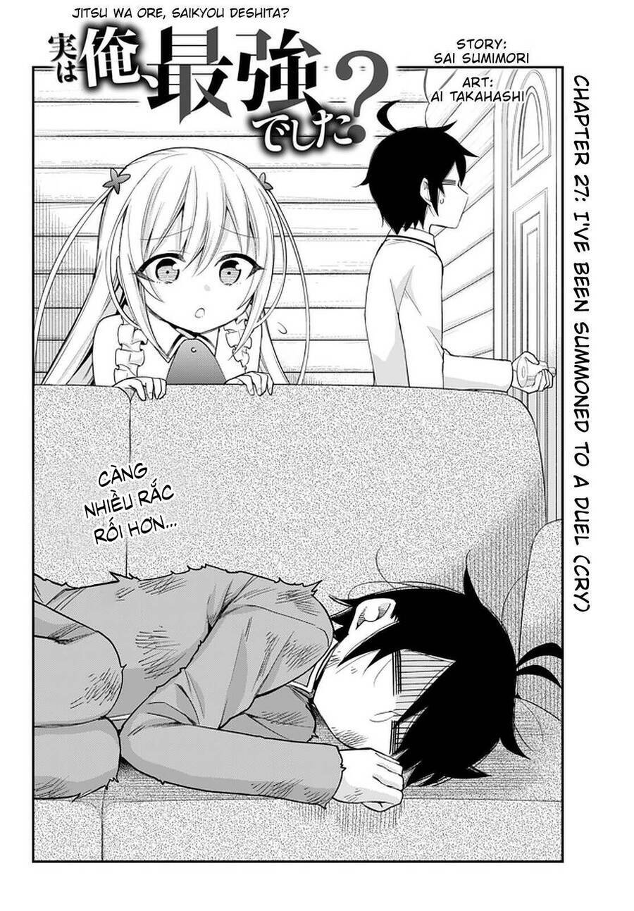 jitsu wa ore, saikyou deshita? chapter 27 2