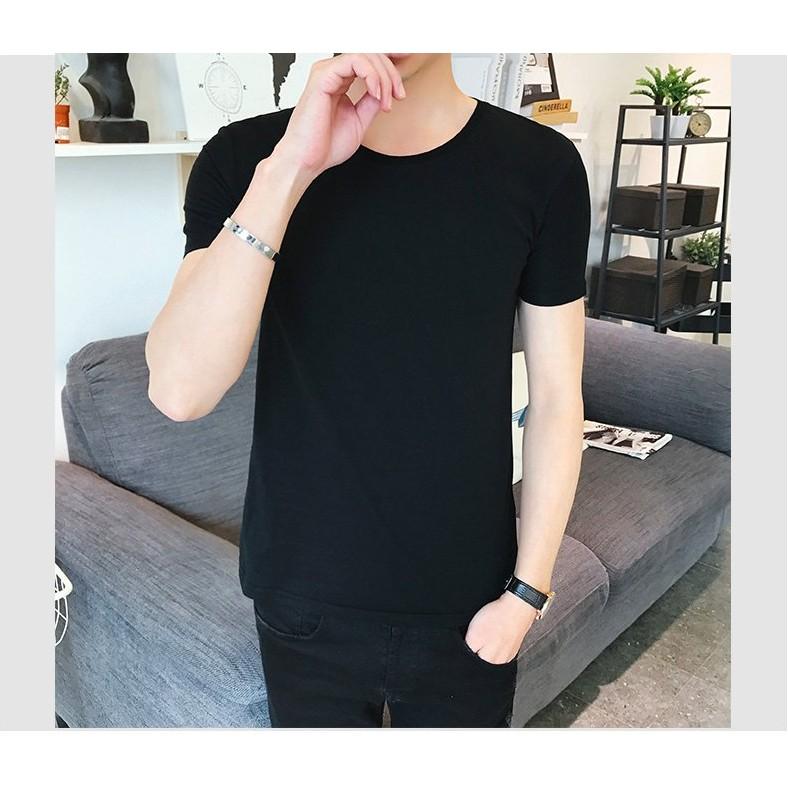 Áo Thun Nam Trơn Vải Xuất Loại 1