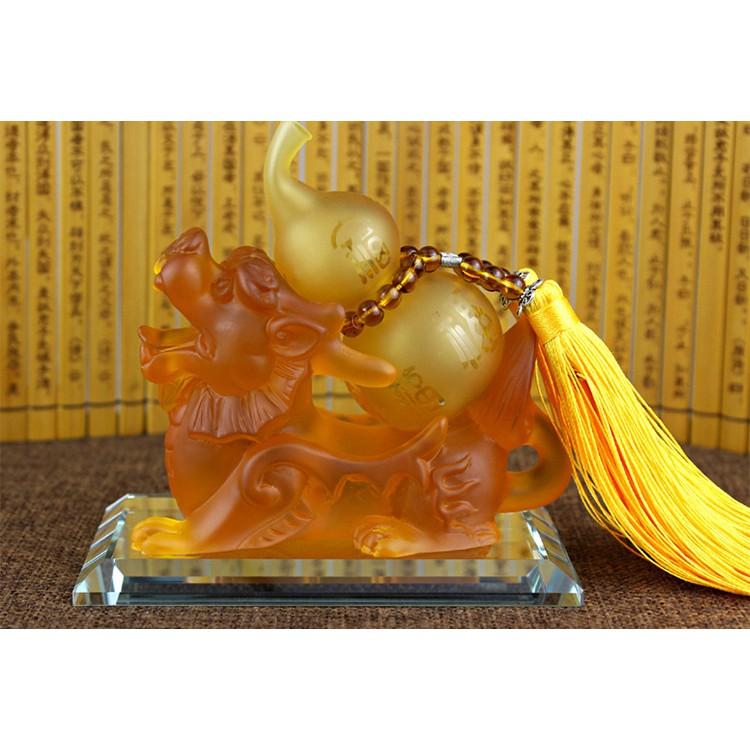 Tỳ hưu để taplo, trang trí bàn làm việc hút tài lộc