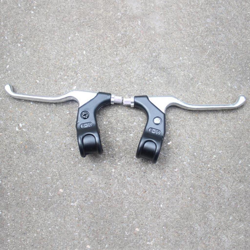 2x1 Pair Bike Brake Levers Handles V-Brake MTB Road Bicycle Cycling Fixed Gear