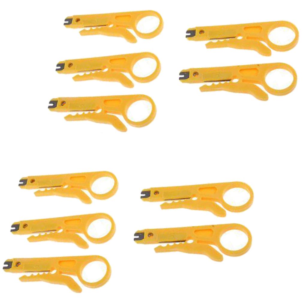 10Pcs Small Wire Cutters Cutting Strippers Coaxial Cables