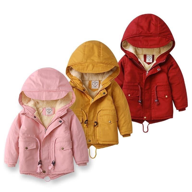 ÁO PARKA KIDS LÓT LÔNG SIÊU ẤM CHO BÉ 3-14tuổi