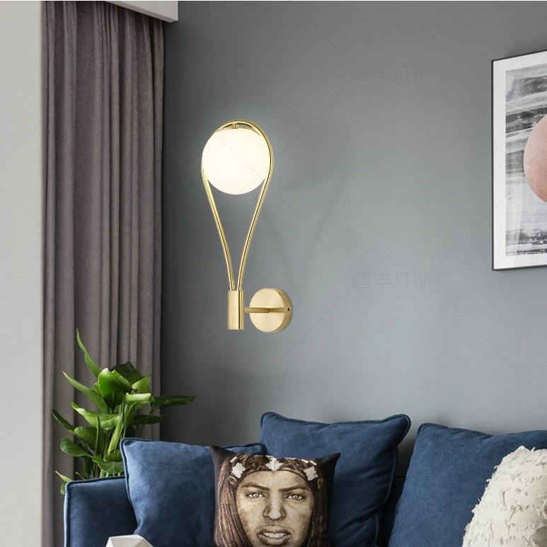 Đèn tường cao cấp MATA  hình giọt nước kèm bóng LED trang trí cầu thang, phòng ngủ