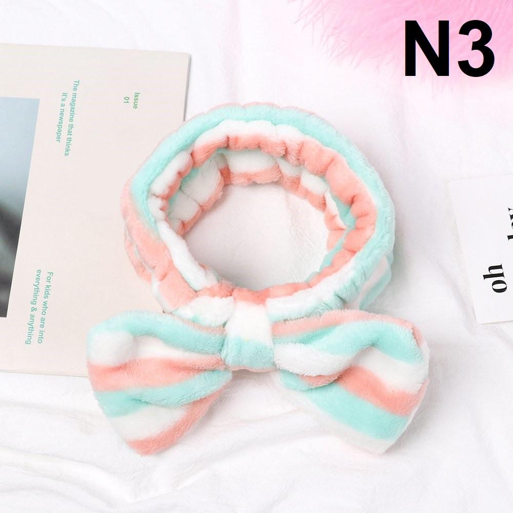 Băng Đô Nơ Thiết Kế Kiểu Hàn Cực Xinh Cho Nữ Dùng Khi Rửa Mặt
