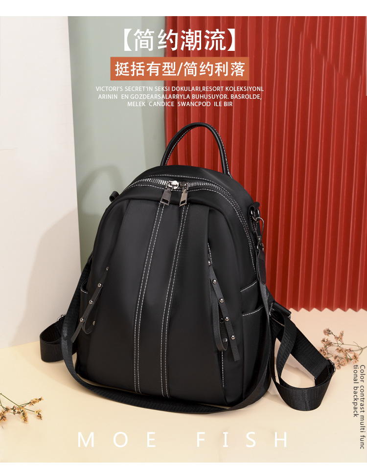 Balo Nữ Vải Oxford Thời Trang Chống Thấm Nước