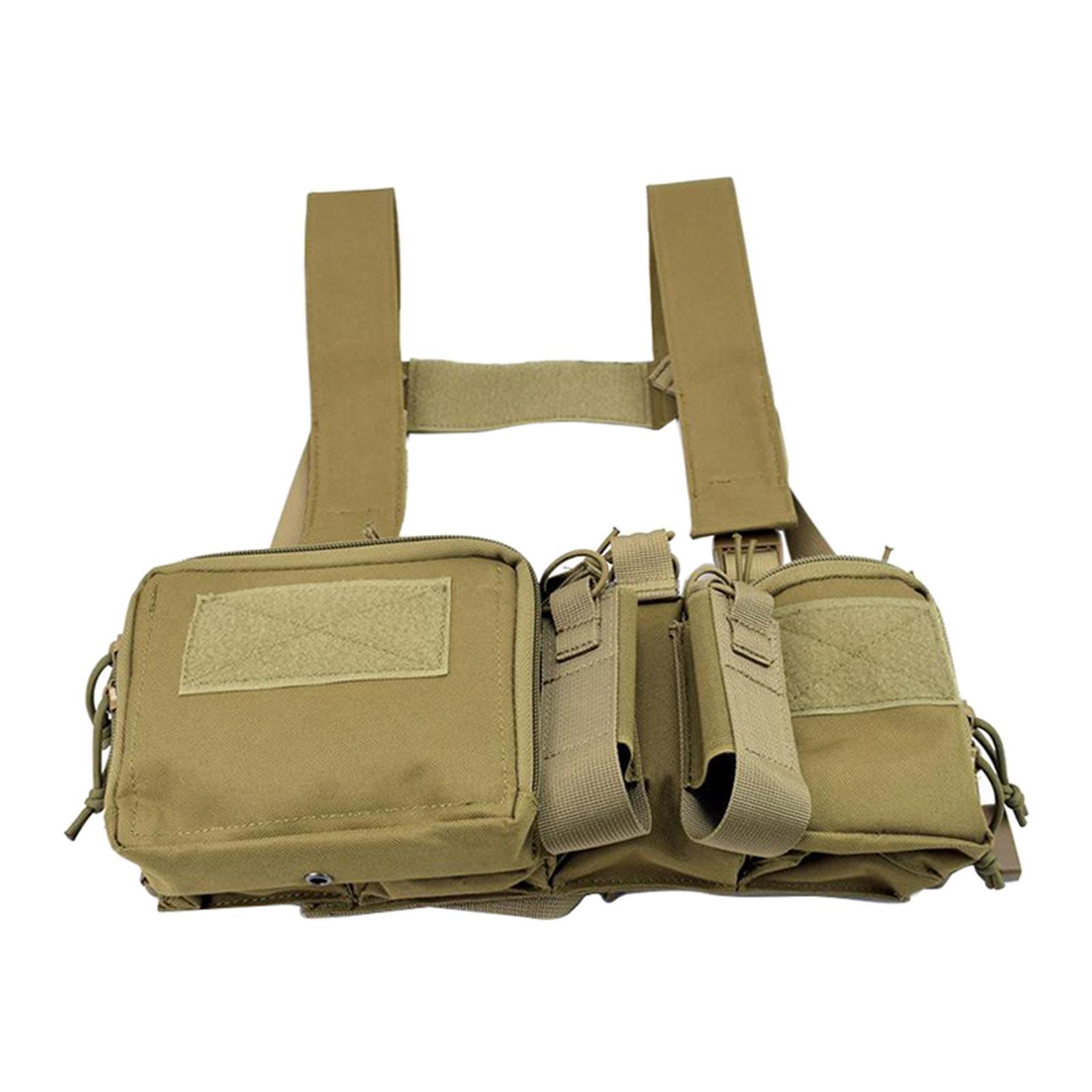 With Magazine Pouch Carrier Protective Khaki