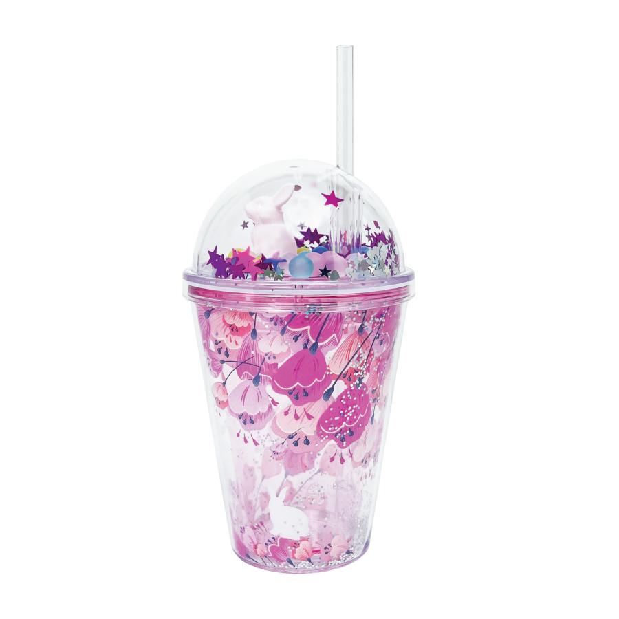 Ly Nhựa Clever Cup Fairy Forest Hồng  CLEVERHIPPO PCUP06/PINK