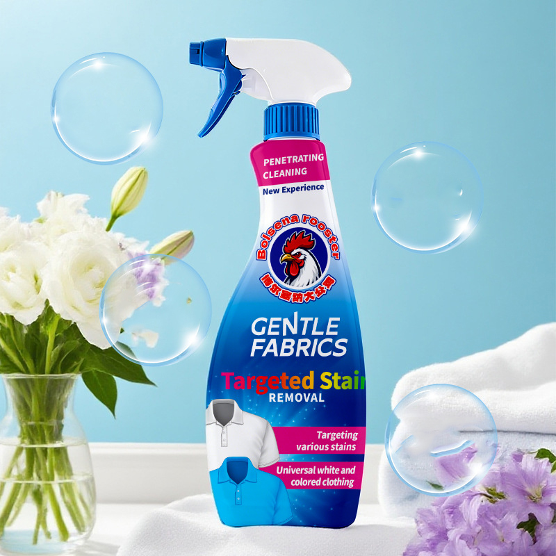 Nước tẩy giúp làm sạch vết bẩn cổ áo nấm mốc trên quần áo hiệu quả Borsena Rooster 550ml