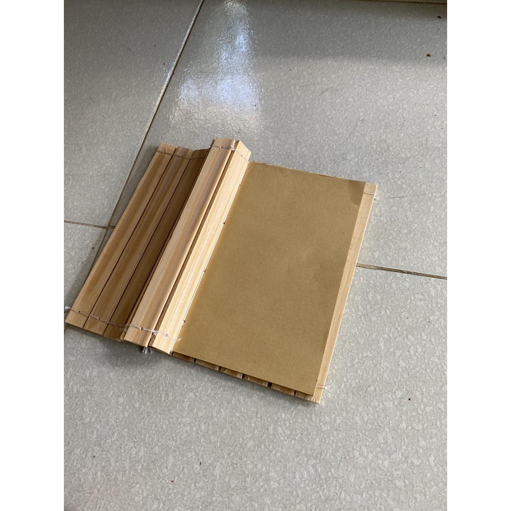 Sổ Tre, Sách Cổ Trang, Sổ Nhật Ký, Sổ Menu - Làm từ Tre thân thiện, hàng Decor