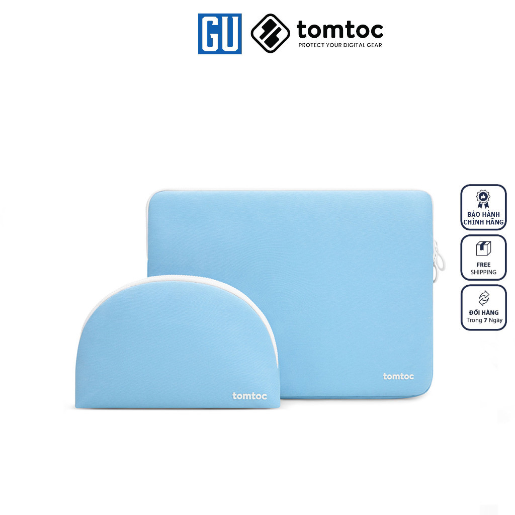Túi Chống Sốc TOMTOC For Shell Pouch For Macbook Air/Pro 13inch Thể Hiện Phong Cách Của Bạn Với Màu Sắc Rực Rỡ Hàng Chính Hãng