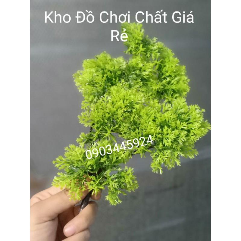 Cành Tùng Giả làm cây dài 40cm-Cây Giả