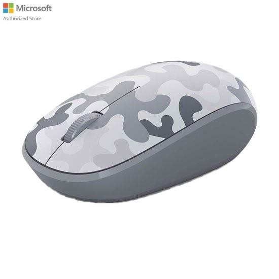 Chuột Bluetooth Microsoft Camo màu xám trắng 8KX-00007 Hàng chính hãng